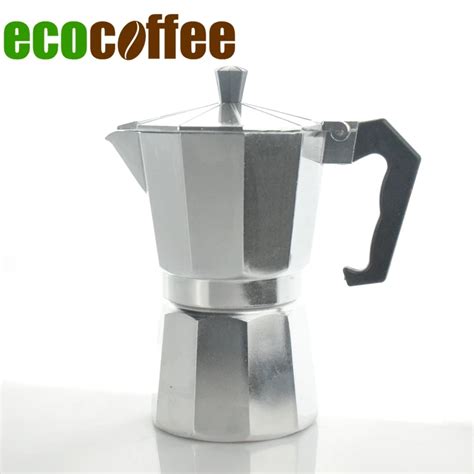Free Shipping Classic Aluminum Moka Pot Italian Espresso Coffee Maker