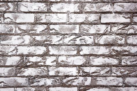 White Brick Wall Texture Urban City Background Stock Photo Image Of