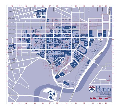 Penn State Campus Map University Park Map