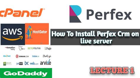 How To Install Perfex Crm On Live Server Youtube