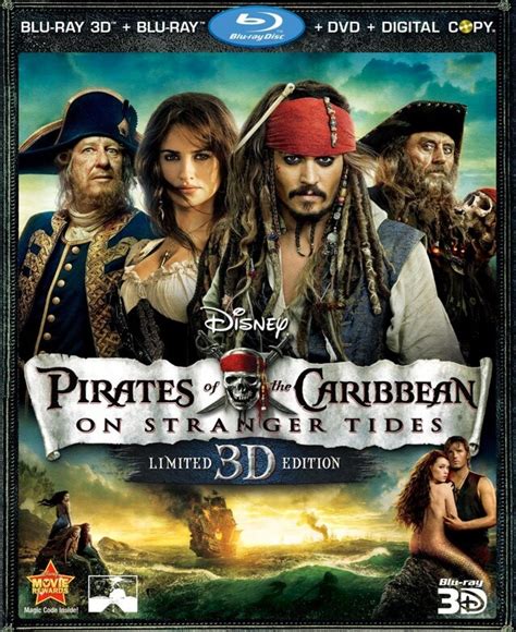 review “pirates of the caribbean on stranger tides” 3d blu ray dvd combo pack adventure