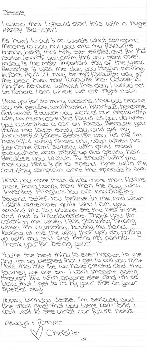 This has to be the most beautiful thing you'd read this morning. A (Literal) Letter to Jesse: Happy Birthday. | Happy ...