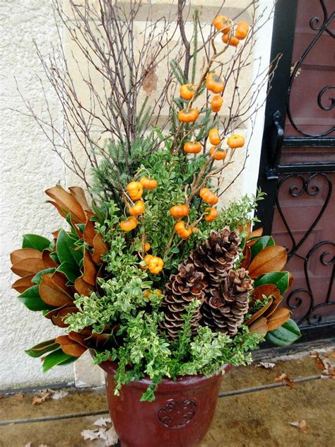 These artificial fake outdoor plants are best for your home, garden and outdoor decorations. DSCN0475 | Fall planters, Container flowers, Fall containers