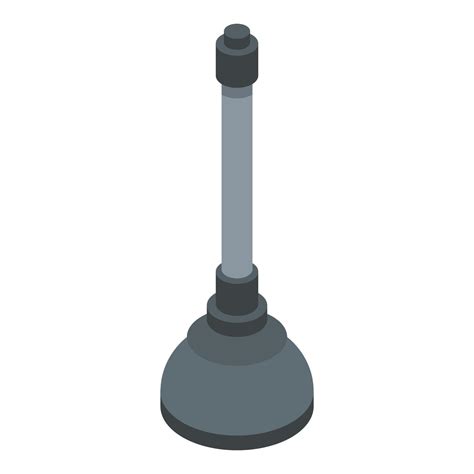 Toilet Plunger Icon Isometric Style Vector Art At Vecteezy