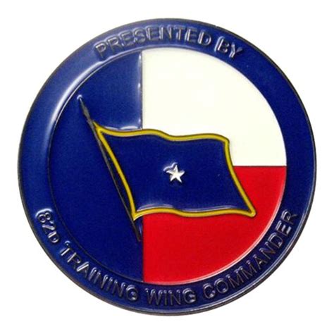 82 Trw Commander Challenge Coin 82nd Training Wing Coins