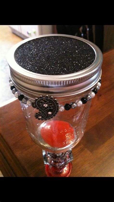 Mason Jar Wine Glasses Mason Jar Wine Glitter Gift Ideas Crafty