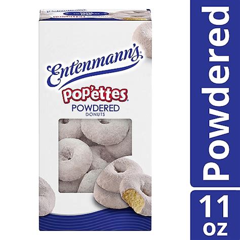 Entenmanns Popettes Powdered Donuts 11 Oz
