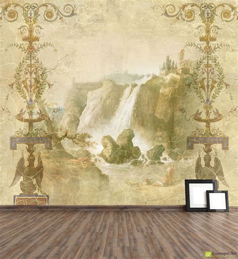 Retro Wallpaper And Vintage Wall Murals Landscape Art Retro