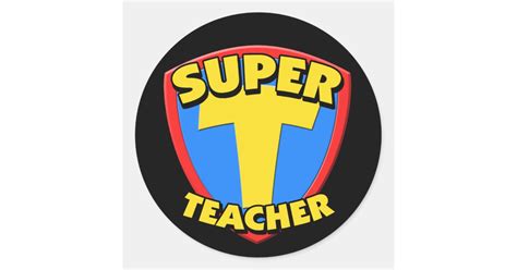 Super Teacher Sticker Zazzle