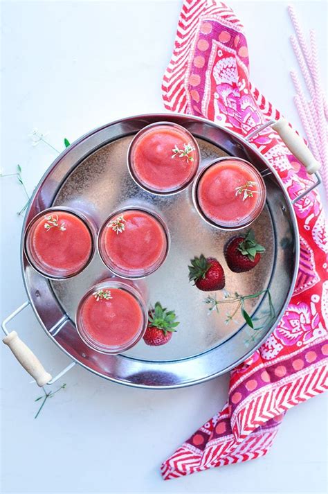 Looking to roast your friends with the most savage good roasts list? summer roasted strawberry frose in glasses | Roasted strawberries, Wine recipes, Frose