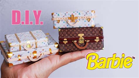 How To Make A Barbie Suitcase Diy Crafts For Doll Lovers Youtube