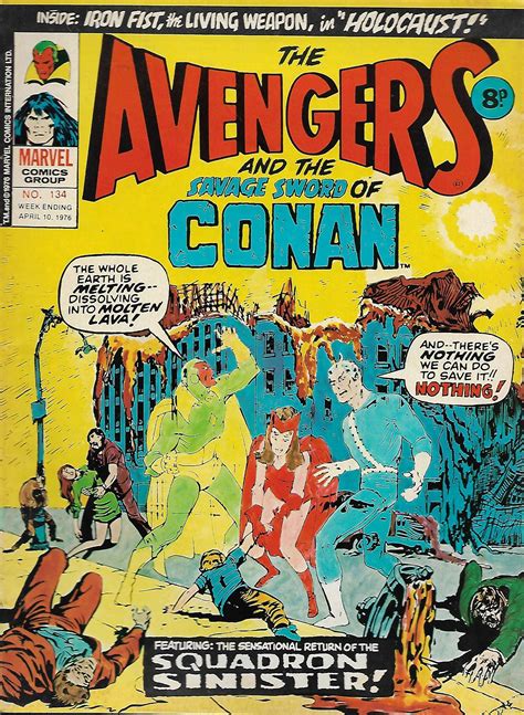 Avengers Marvel Uk Vol 1 134 Albion British Comics