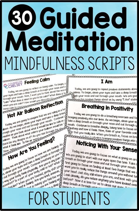 Guided Meditation Scripts For Kids — Counselor Chelsey Simple School