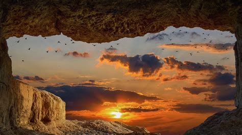 3840x2160 Cave Rock Sunset 8k 4k Hd 4k Wallpapersimagesbackgroundsphotos And Pictures