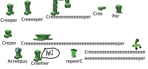 All Creeper Types