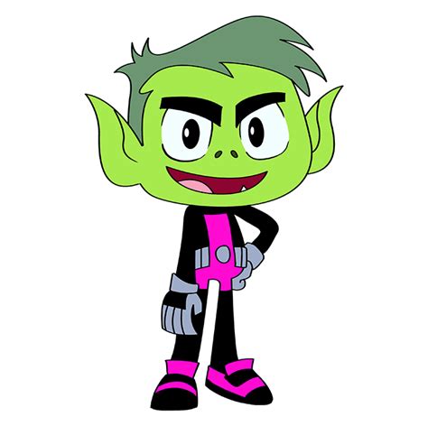 How To Draw Beast Boy From Teen Titans Teen Titans Go
