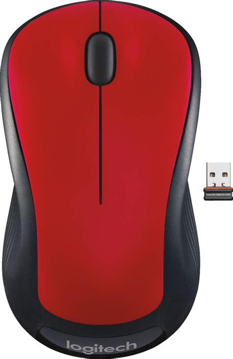 Logitech M310 Wireless Optical Ambidextrous Mouse Flame Red