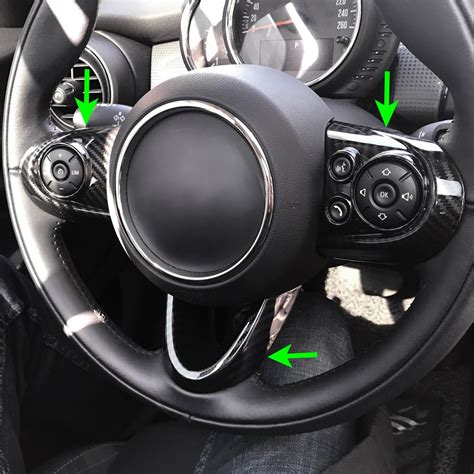 Carbon Fiber Steering Wheel Trims For Mini Cooper F54 F55 F56 F57 F60