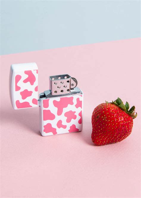 Moo Cow Print Lighter Pink Canna Style