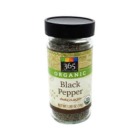 365 Everyday Value Organic Black Pepper Ground 18 Oz Instacart