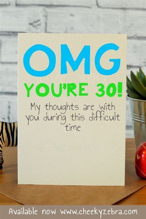 Omg 30 30th Birthday Cards Funny 30th Birthday Cards Birthday Cards