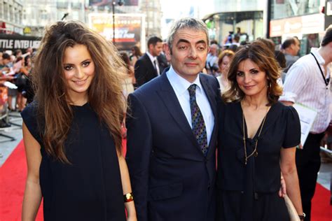 Mr bean with daughter lily and son ben. Finding Neverland Blog: Rowan Atkinson: The famous, Mr Bean.