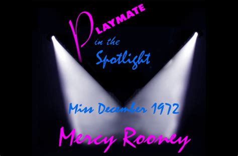 Playmates In The Movies Playmate In The Spotlight Mercy Rooney