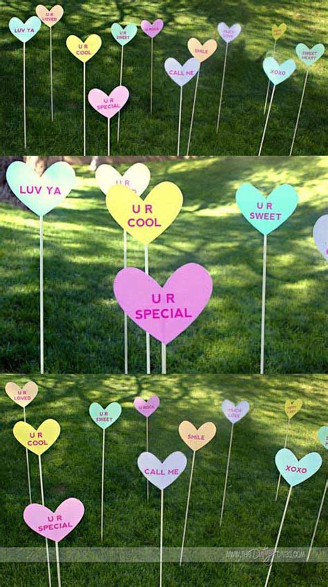 Outdoor Decorating Ideas With Hearts For This Valentines