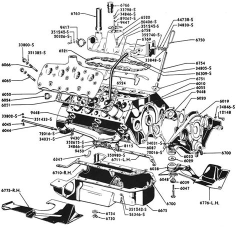 V8 Engine Part Diagram