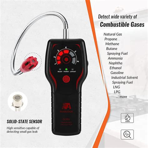 Buy Propane And Natural Gas Leak Detector Portable Combustible Gas
