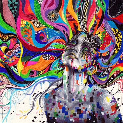Crazy Trippy Drawings The Hippest Pics