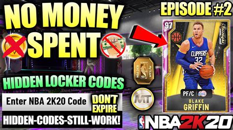 It should be known that most codes do not guarantee you the reward. NBA 2K20 NO MONEY SPENT #2 - HIDDEN LOCKER CODES STILL ...