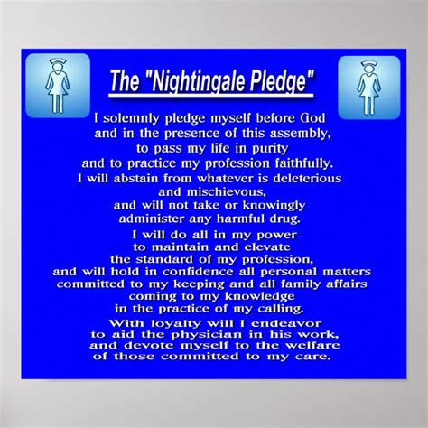 The Nightingale Pledge Poster