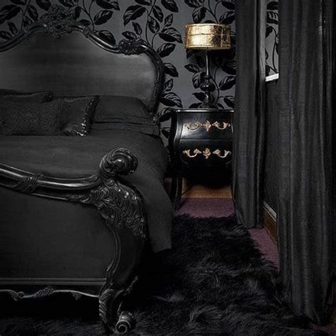 13 Dark Bedrooms With A Subtle Halloween Vibe Gothic Decor Bedroom