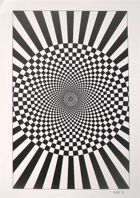 Free for commercial use no attribution required high quality images. Optical Illusion - Geometric Shapes Black and White - 1970 ...