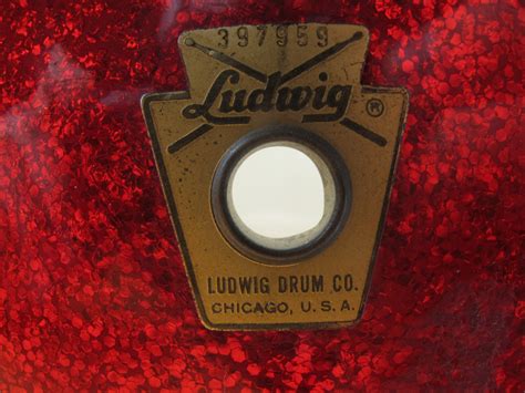 5x14 De 1966 Sparkling Red Ludwig Drums Audiofanzine