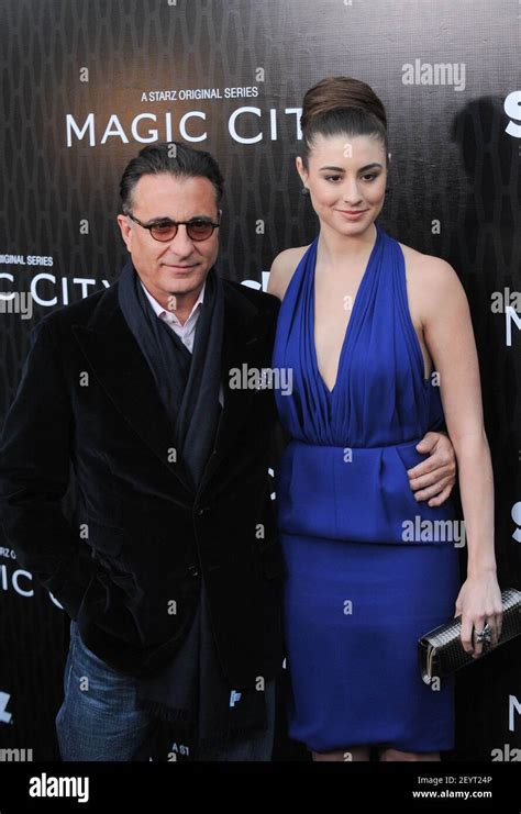 Andy Garcia And His Daughter Dominik Garcia Lorido 20 March 2012 Los