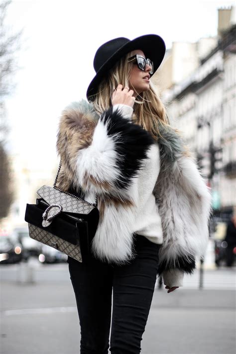 Most Popular Suggestions For Fur Clothing London Fashion Week Outfits With Faux Fur Coats