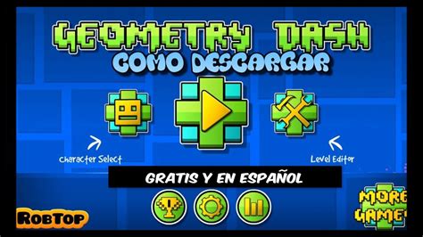 Como Descargar Geometry Dash Para Pc Full YouTube