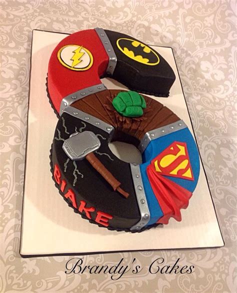 Super hero wonder woman, supergirl and captain america fondant birthday cake. Marvel and DC superhero birthday cake in buttercream with fondant accents. Made by Brandy's ...