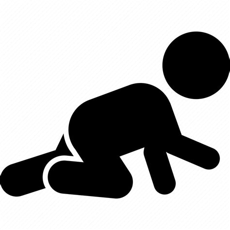 Crawl Baby Crawling Child Movement Clamber Learning Icon