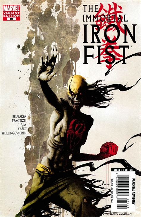 Immortal Iron Fist 10 Zombie Variant Cover Comic Art Community