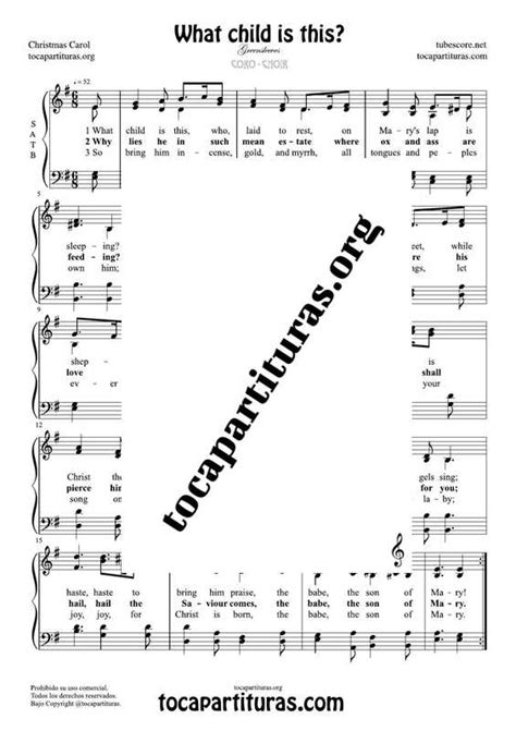 Savesave greensleeves sheet music for piano for later. What child is this? SATB Sheet Music for Choir with English Lyrics (PDF and MIDI) Coro Greensleeves