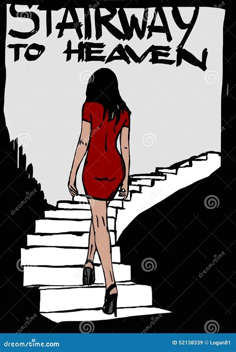 Stairway To Heaven Stock Illustration Illustration Of Slave 52138339