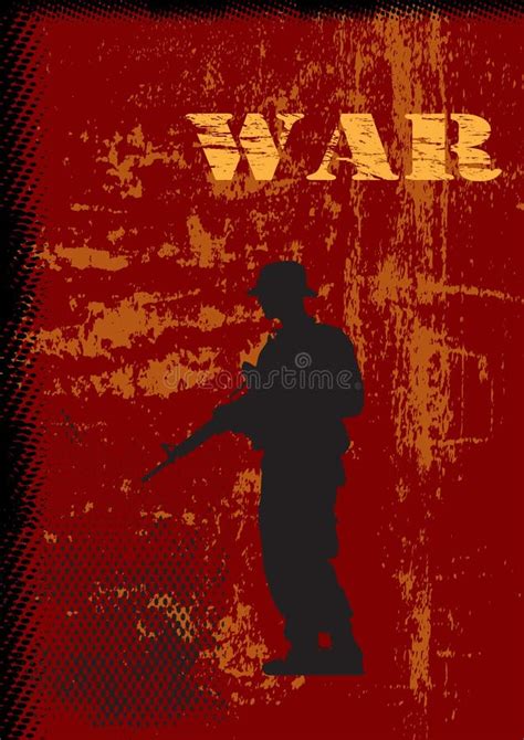 War Theme Background Stock Vector Illustration Of Composition 7277456