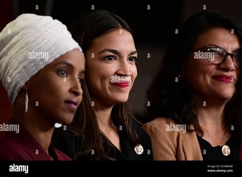 Alexandria Ocasio Cortez Ilhan Omar Hi Res Stock Photography And Images