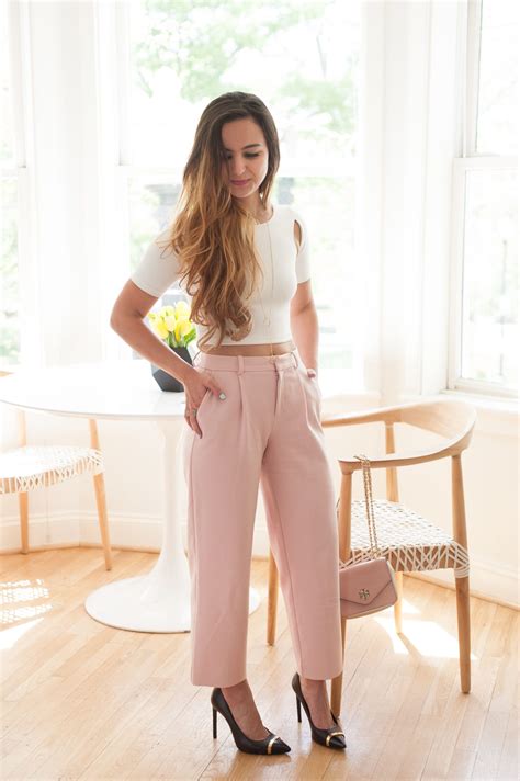 Pastel Cropped Trousers District Dress Up Cropped Trousers Fashion