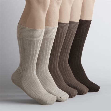 Covington Mens Premium Cotton Ribbed Dress Socks