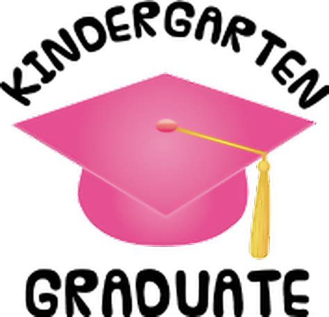 Pink Gold Graduation Cap Hat Kindergartengraduation Kindergarten