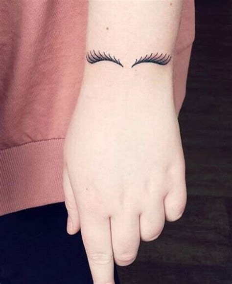 15 Adorable Fashion Inspired Tattoos You Need To See Eye Lash Tattoo